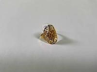 20 krt geelgouden ring - afbeelding 3 van  4
