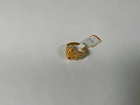 20 krt geelgouden ring - afbeelding 1 van  4