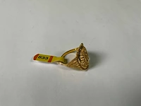 20 krt geelgouden ring - afbeelding 2 van  4