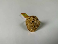 20 krt geelgouden ring - afbeelding 3 van  4