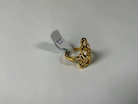 20 krt geelgouden ring - afbeelding 2 van  3