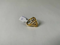 20 krt geelgouden ring - afbeelding 2 van  4