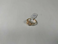 20 krt geelgouden ring - afbeelding 1 van  4