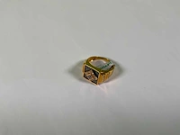 20 krt geelgouden ring