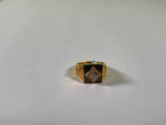 20 krt geelgouden ring - afbeelding 3 van  4