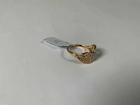 20 krt geelgouden ring - afbeelding 2 van  4