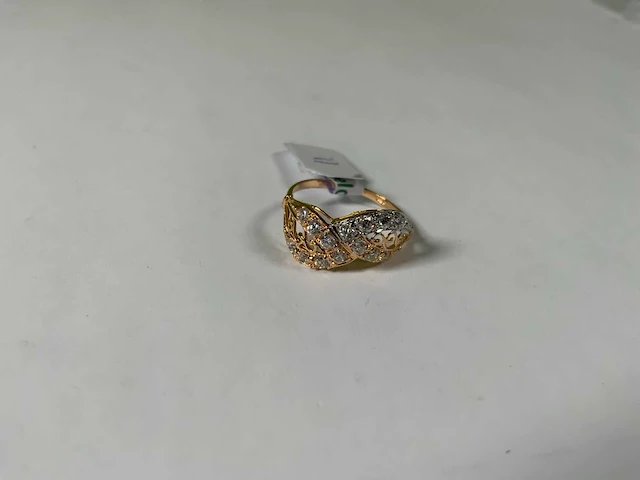 20 krt geelgouden ring - afbeelding 3 van  4