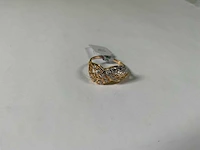 20 krt geelgouden ring - afbeelding 3 van  4