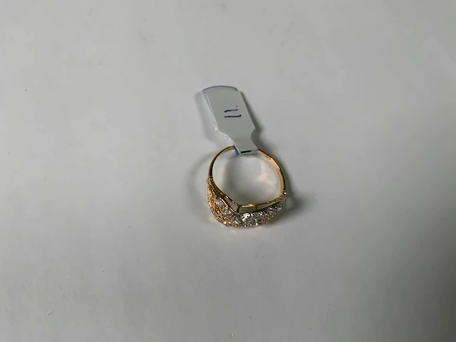 20 krt geelgouden ring - afbeelding 4 van  4