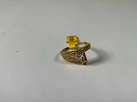 20 krt geelgouden ring - afbeelding 3 van  5