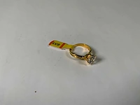 20 krt geelgouden ring - afbeelding 2 van  3