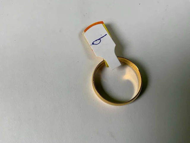20 krt geelgouden ring - afbeelding 3 van  3