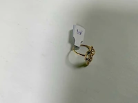 20 krt geelgouden ring - afbeelding 2 van  2