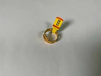 20 krt geelgouden ring - afbeelding 1 van  4