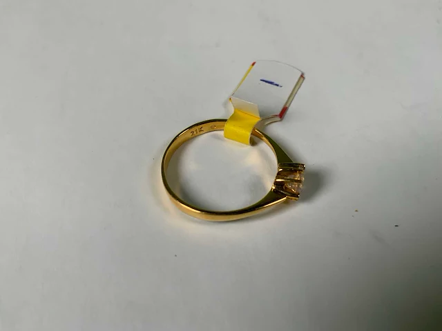 20 krt geelgouden ring - afbeelding 3 van  4
