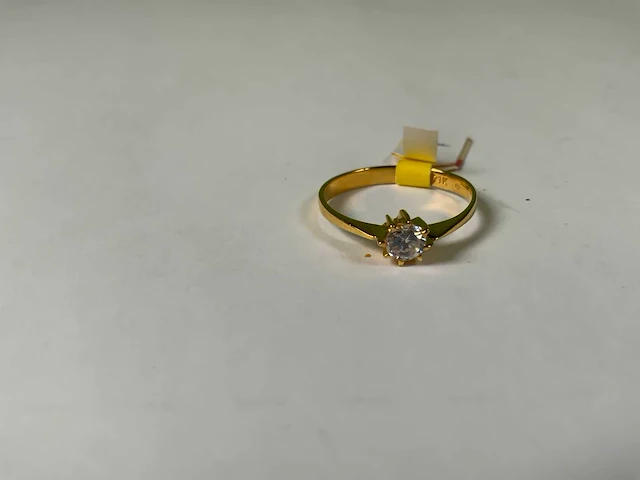 20 krt geelgouden ring - afbeelding 4 van  4
