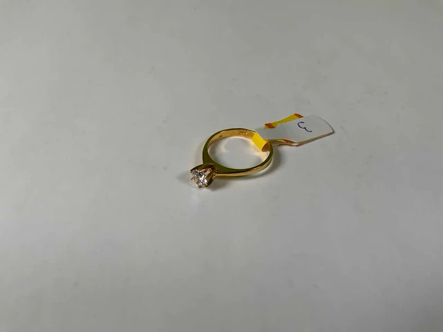 20 krt geelgouden ring - afbeelding 1 van  5