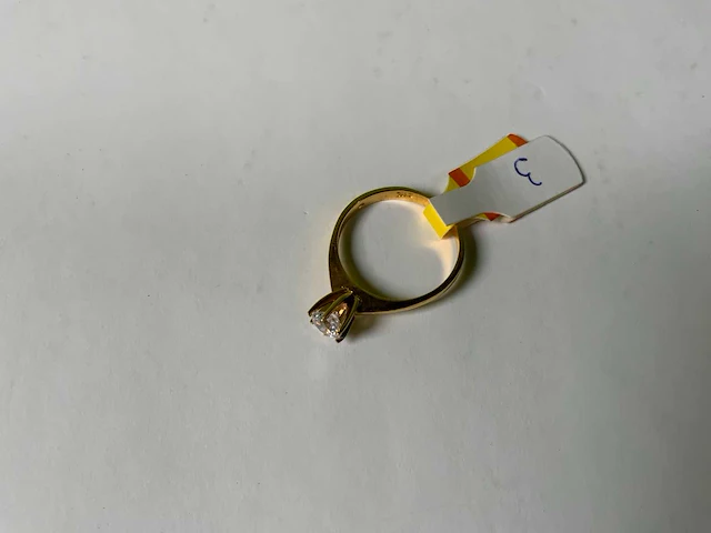 20 krt geelgouden ring - afbeelding 2 van  5