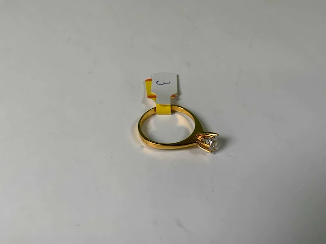20 krt geelgouden ring - afbeelding 3 van  5