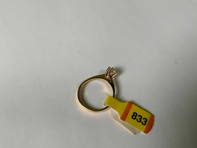 20 krt geelgouden ring - afbeelding 5 van  5