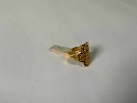 20 krt geelgouden ring - afbeelding 1 van  3