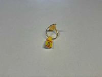 20 krt geelgouden ring - afbeelding 2 van  3