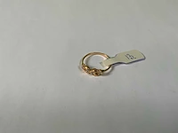 20 krt rosegoud ring - afbeelding 1 van  5