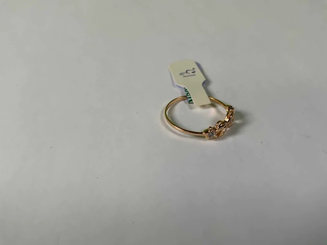 20 krt rosegoud ring - afbeelding 2 van  5