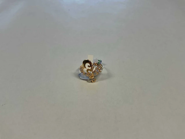 20 krt roségouden ring - afbeelding 1 van  3