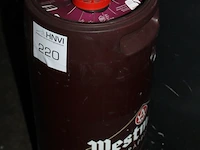 20 liter fust westmalle dubbel. tht 5-3-25. - afbeelding 2 van  2