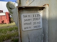 20 m3 haakarm afzet perscontainer, husmann, 2007 - afbeelding 7 van  10