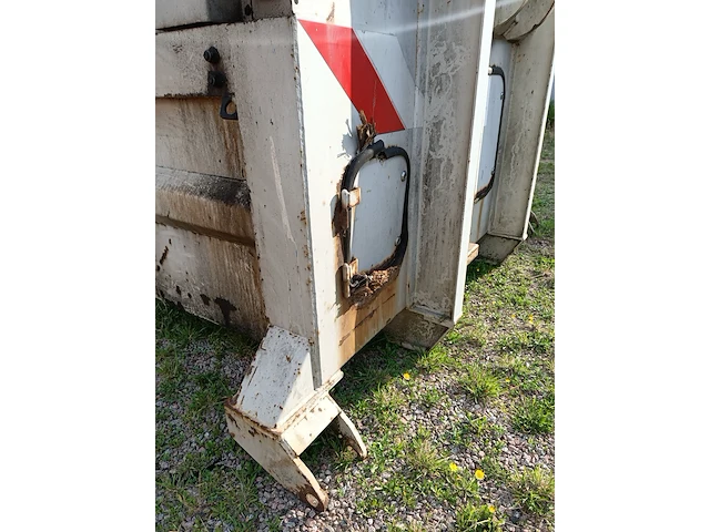 20 m3 haakarm afzet perscontainer, husmann, spb20 sel-e, wit, 2007 - afbeelding 2 van  12
