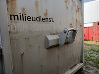 20 m3 haakarm afzet perscontainer, husmann, spb20 sel-e, wit, 2007 - afbeelding 8 van  12