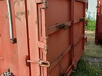 20 m3 haakarm afzetcontainer met milieu kleppen - afbeelding 4 van  8