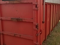 20 m3 haakarm afzetcontainer met milieu kleppen - afbeelding 8 van  8