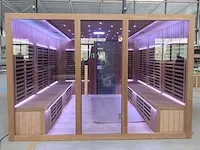 20-persoons sauna/stoomcabine wellness cabine