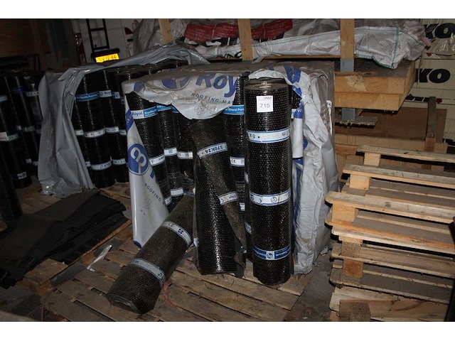 20 rollen bitumen afwerking royalflex 370k24. 20x 6 meter. - afbeelding 1 van  3