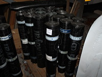 20 rollen bitumen afwerking royalflex 470k14 op pallet. diverse kleuren. 20x 5 meter. - afbeelding 1 van  2