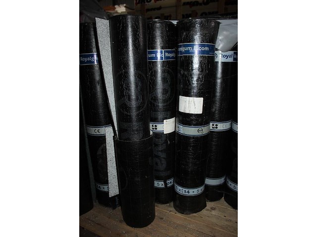 20 rollen bitumen afwerking royalflex 470k24 wit. 20x 5 meter. - afbeelding 2 van  2