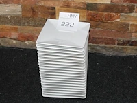 20 schotels met afmeting 15 x 15 cm. - afbeelding 1 van  2