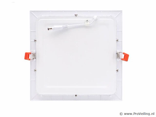 20 x led-paneel – inbouw vierkant – 18w – 3000k – warm wit - afbeelding 3 van  4
