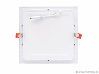 20 x led-paneel – inbouw vierkant – 18w – 3000k – warm wit - afbeelding 3 van  4
