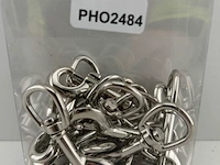 20 x musketonhaken 20mm - afbeelding 1 van  3
