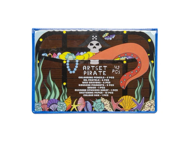 20 x tekenset piraat 42 delig - afbeelding 3 van  3