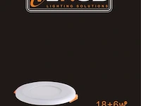 20 x tweekleurig led-paneel – blauw/wit – 24w (18w + 6w) – aan/uit – binnen – smd – 245 mm - afbeelding 4 van  5