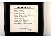 200 euro g+ 'london'(155,5 gr zilver, 2 gr goud) - afbeelding 4 van  5