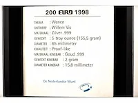 200 euro g+ 'wien' (155,5 gr zilver, 2 gr goud) - afbeelding 4 van  5