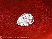 2.00 karaat peer vorm briljant (gecertificeerd) - afbeelding 2 van  5