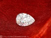 2.00 karaat peer vorm briljant (gecertificeerd) - afbeelding 3 van  5