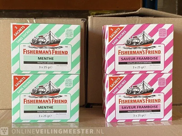 200 pakjes a 3 zakjes fisherman 's friend - afbeelding 2 van  5